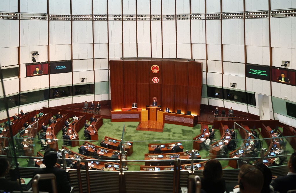 行政長官李家超公布新一份《施政報告》。何家豪攝