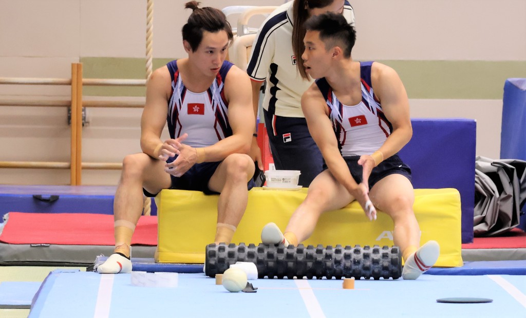 石伟雄及吴家祺正在争取奥运资格。 