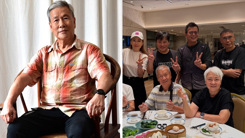 80歲劉江帶老婆甜蜜現身  極有夫妻相愛妻全白短髮吸睛  結婚逾半世紀結伴捱過中風困境