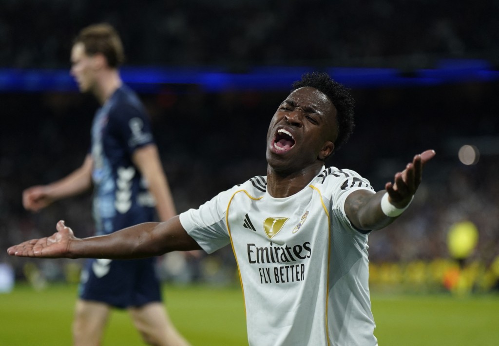 皇馬落後巴塞4分。路透社