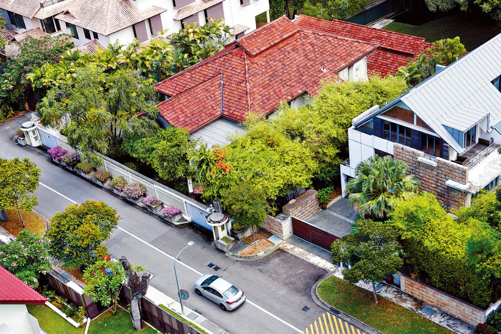 獅城歐思禮路38號李光耀故居。資料圖片