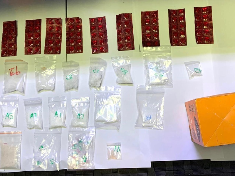 行動中檢獲的毒品。