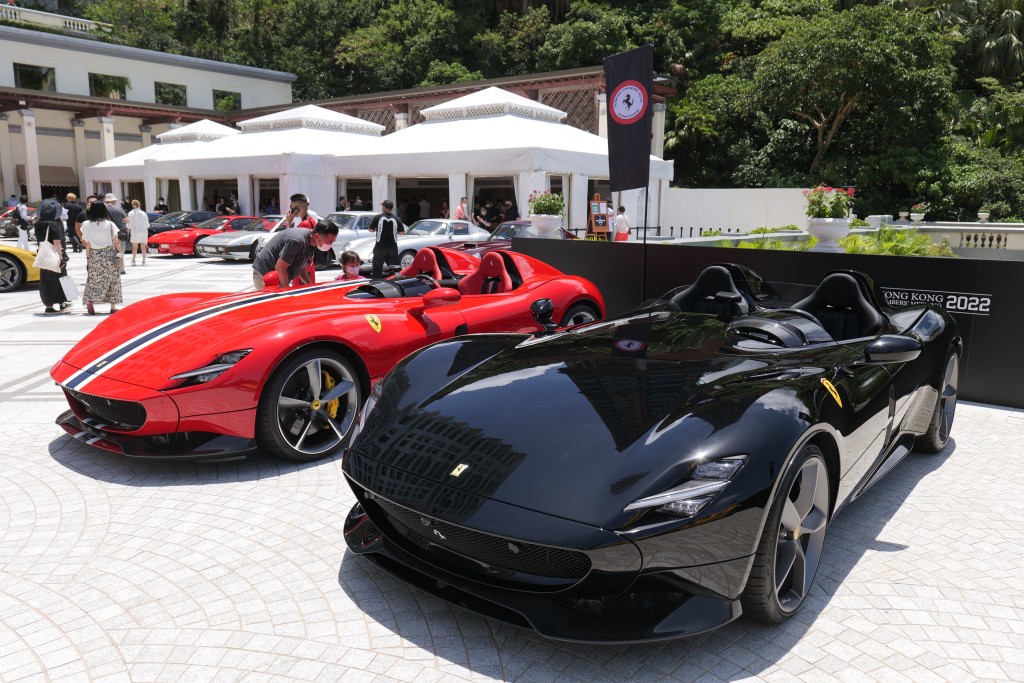 ●當日現場展出多款難得一見限量車款,包括兩輛Monza SP2。
