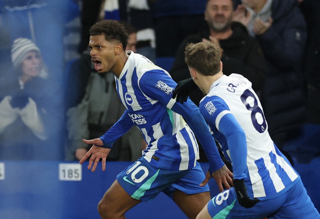 白礼顿1：1韦斯咸。路透社