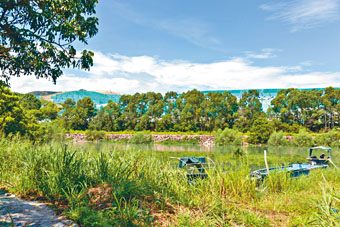 下白泥村魚塘。