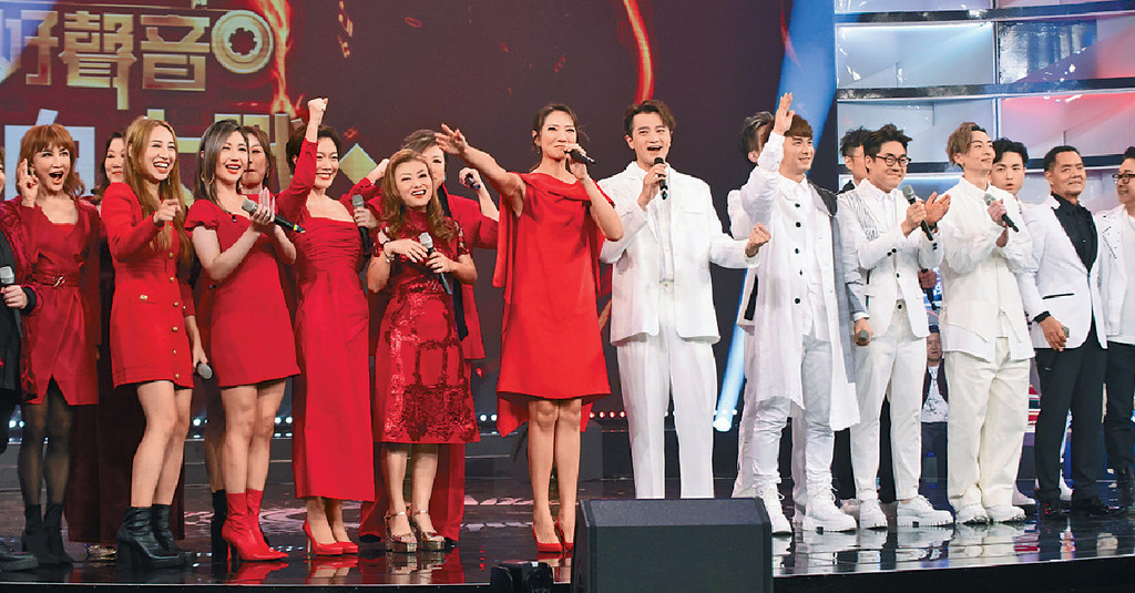 ■昨晚的《中年好聲音紅白大戰》由男女分組對戰。