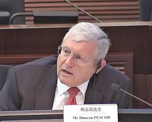 西九文化區管理局行政總裁栢志高。 資料圖片