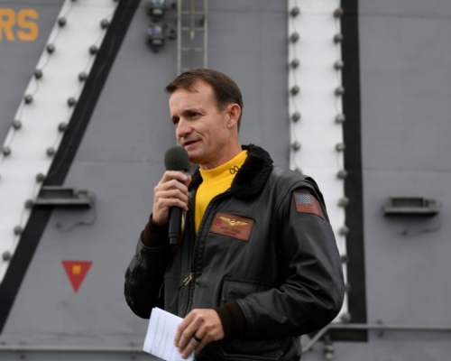 羅斯福號艦長。AP資料圖片