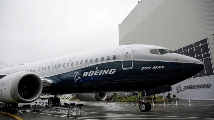 民航處解除波音737 Max客機的禁飛令。路透社資料圖片