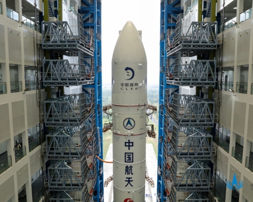 嫦娥五號探測器將於今月底前發射。國家航天局圖片