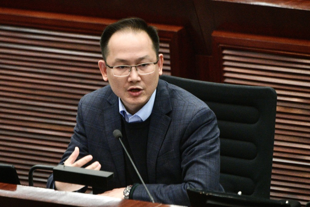民建聯陳學鋒關圖書館的定位。資料圖片 民建聯陳學鋒關圖書館的定位。資料圖片