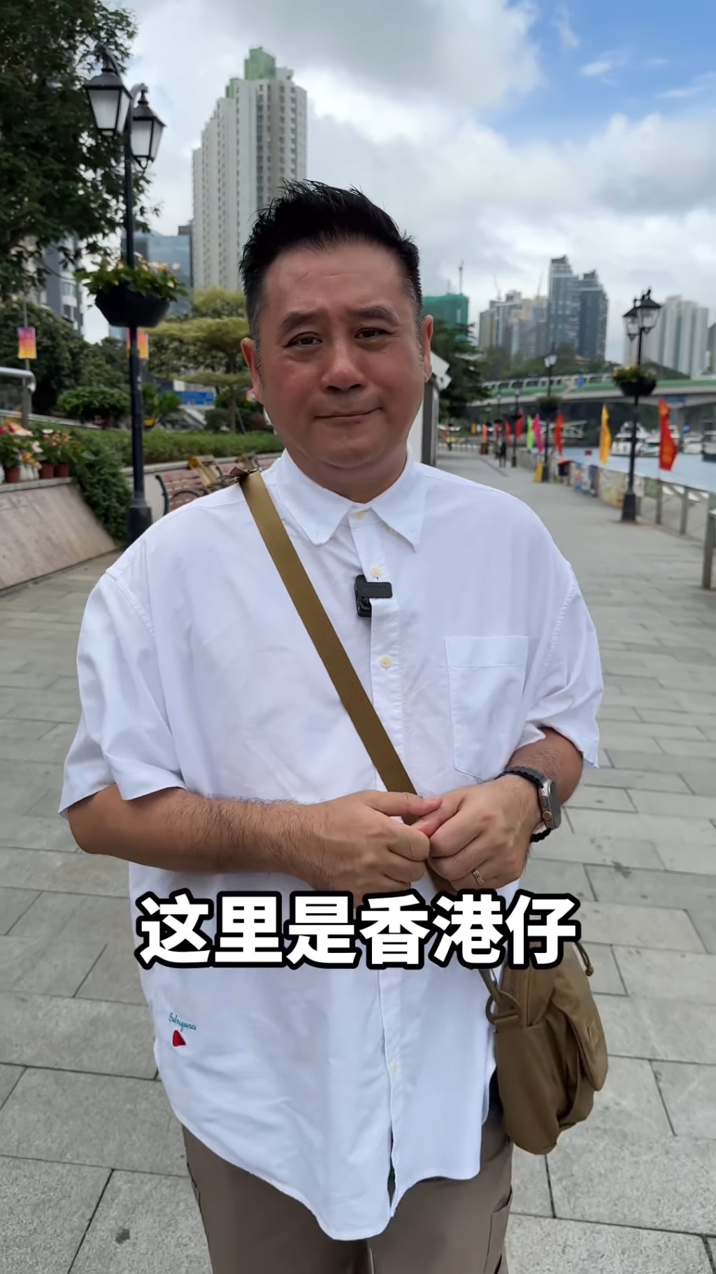 麦长青近期频频在香港拍片。