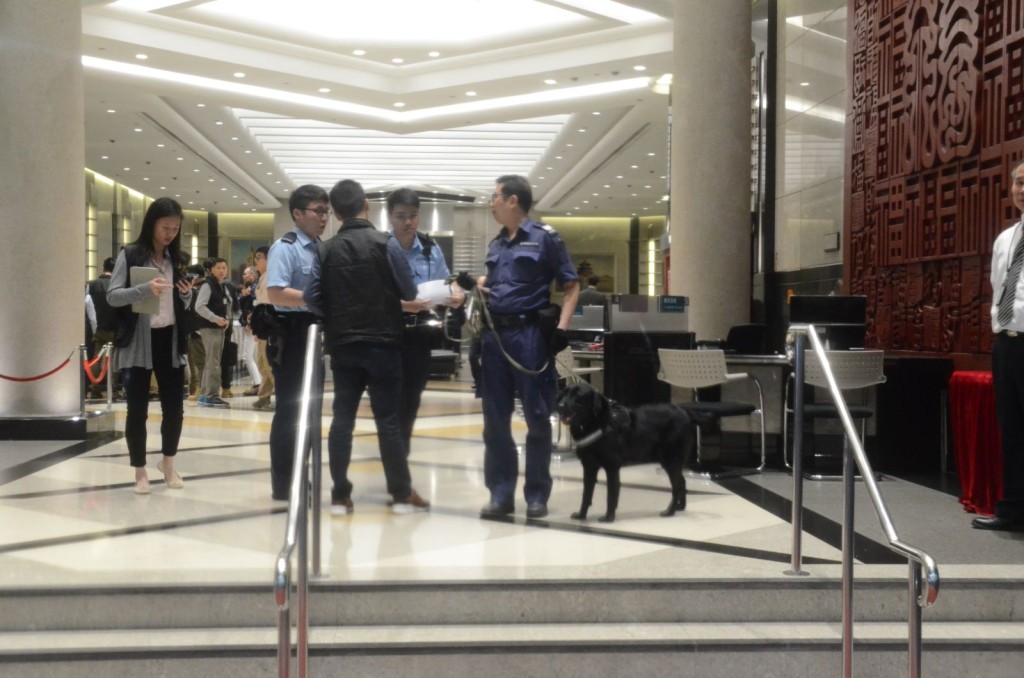 警方到場調查。李子平攝