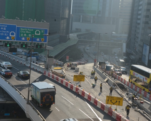 運輸署指，駕駛人士可能需時適應周邊道路和調整駕駛習慣。 資料圖片