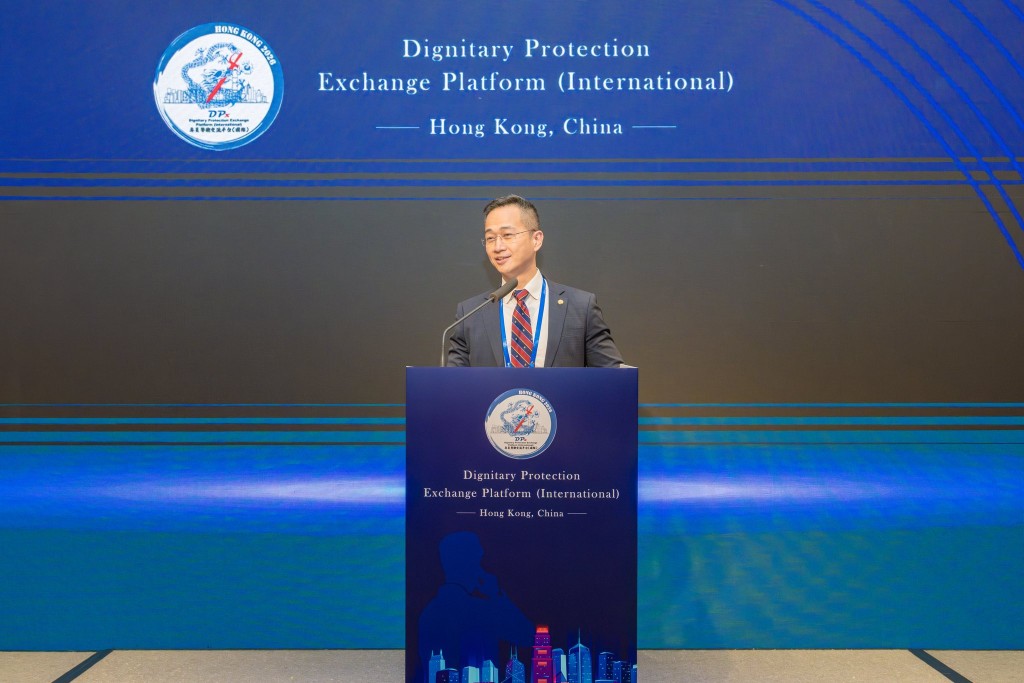 刑事及保安處處長陳東於活動首晚設宴，歡迎全體參與人員。香港警察fb圖片