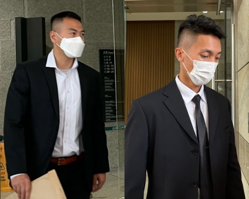 秦君稿(左)及文偉傑(右)。