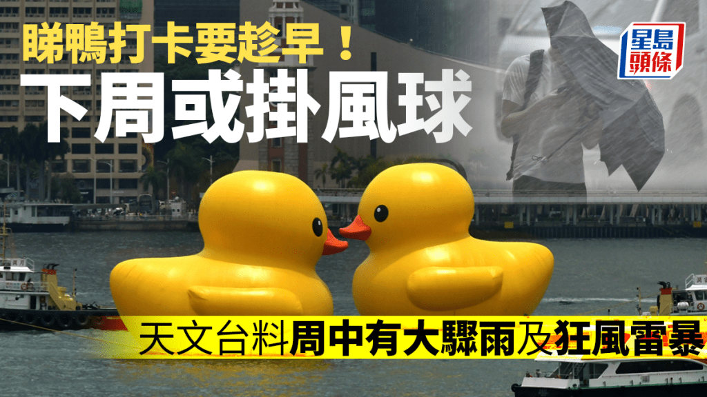 天文台指下星期或需要發出熱帶氣旋警告信號。