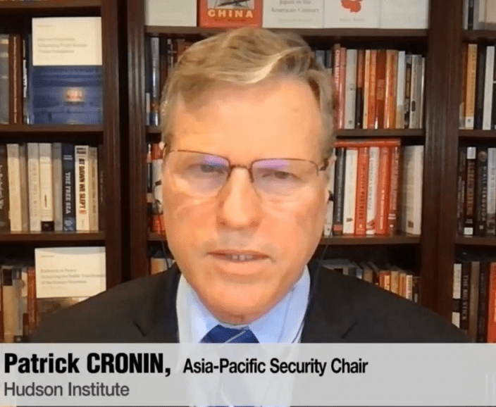 美国哈得逊研究所亚太安全专家克罗宁。 美国哈得逊研究所亚太安全专家克罗宁。