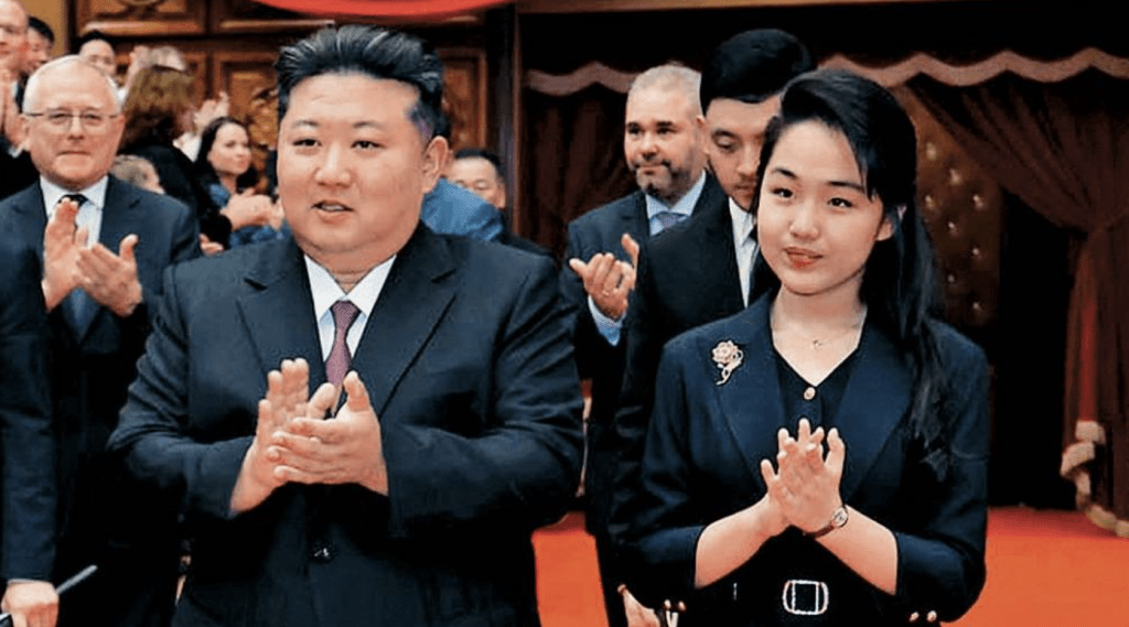 金主愛近期公開露面時,形象漸趨成熟。路透社 金主愛近期公開露面時,形象漸趨成熟。路透社