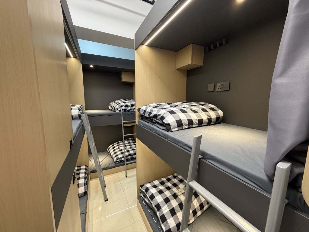 每間睡房不得設置超過6張床。 每間睡房不得設置超過6張床。