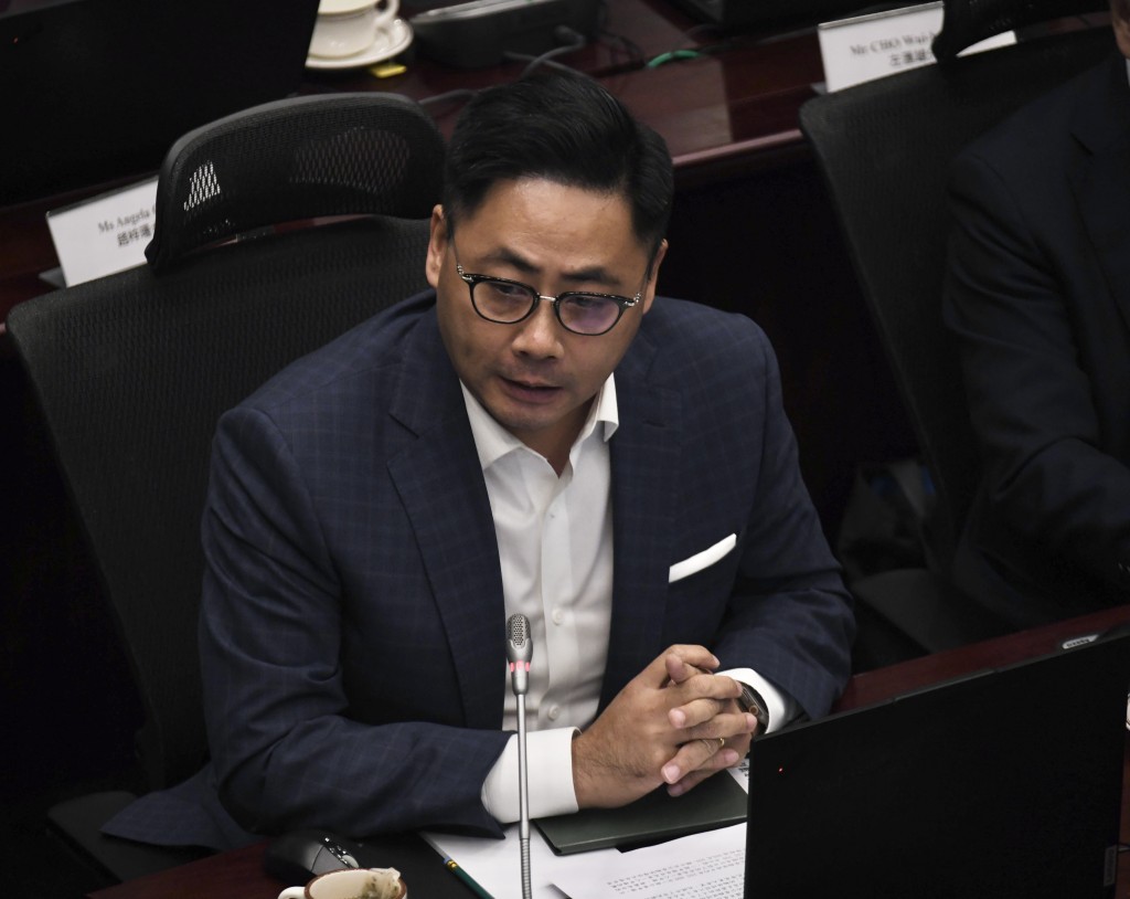 立法會議員葉傲冬。 立法會議員葉傲冬。