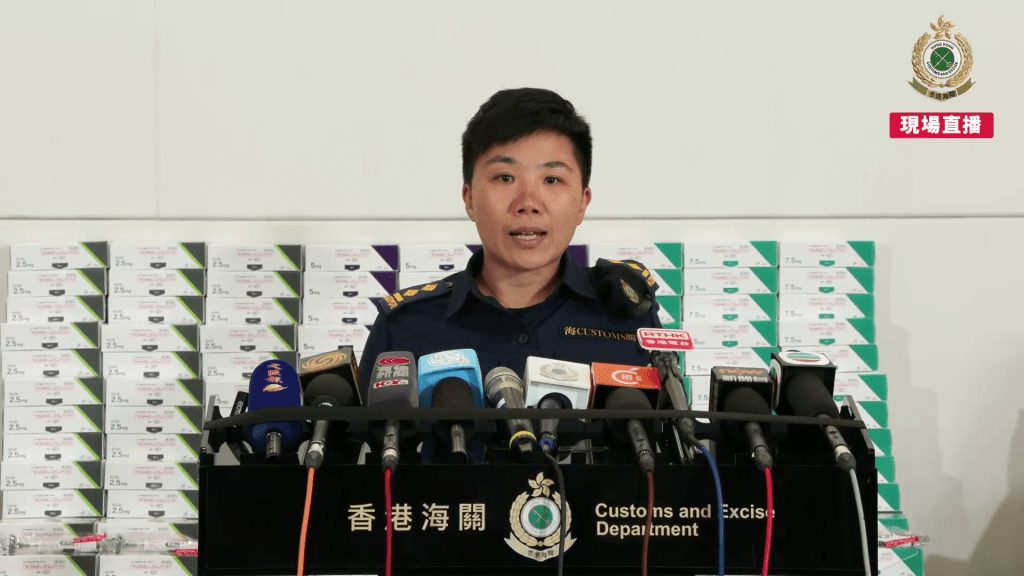 海關港口及海域科海域行動組高級督察黃芷欣。