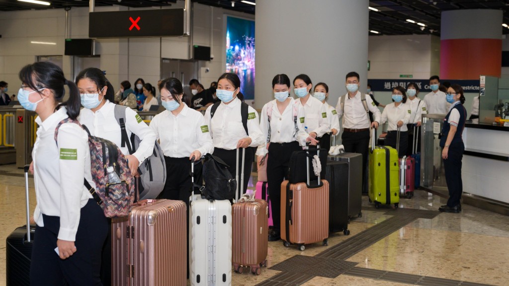 第二屆約100名廣東省護士已分批於今年1月至2月抵港。資料圖片