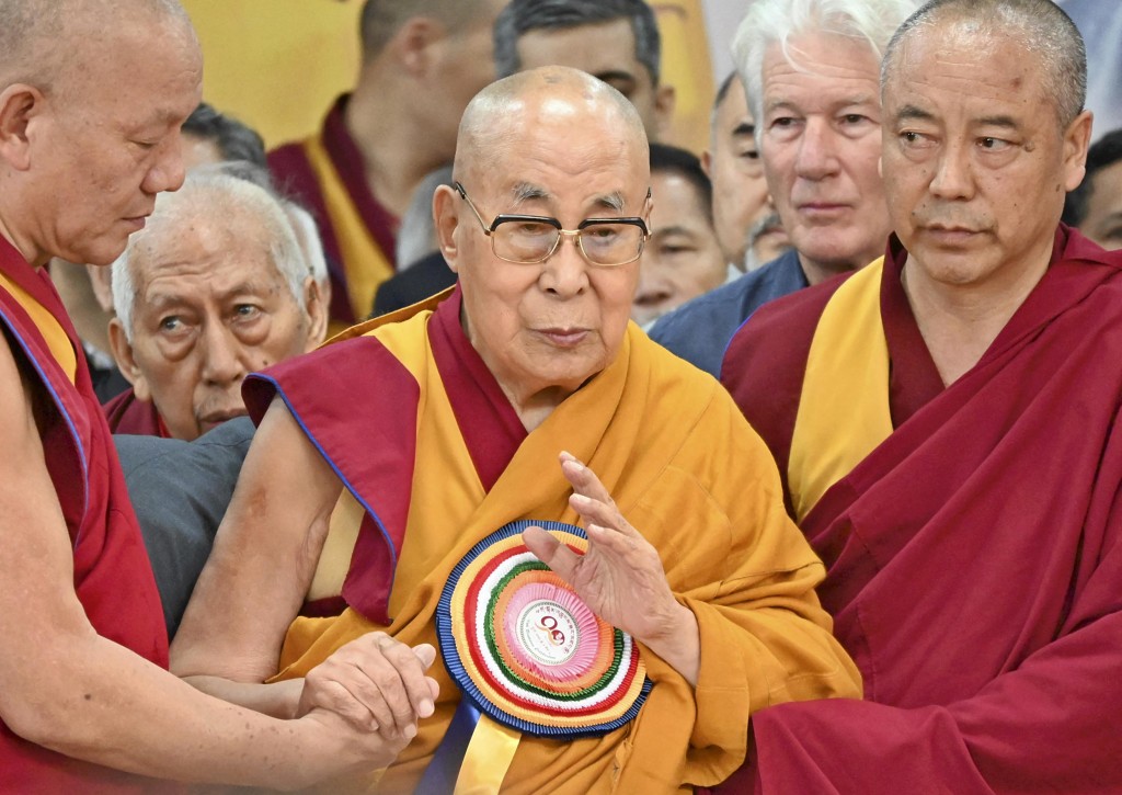 達賴喇嘛名字出現在愛潑斯坦文件上169次。法新社