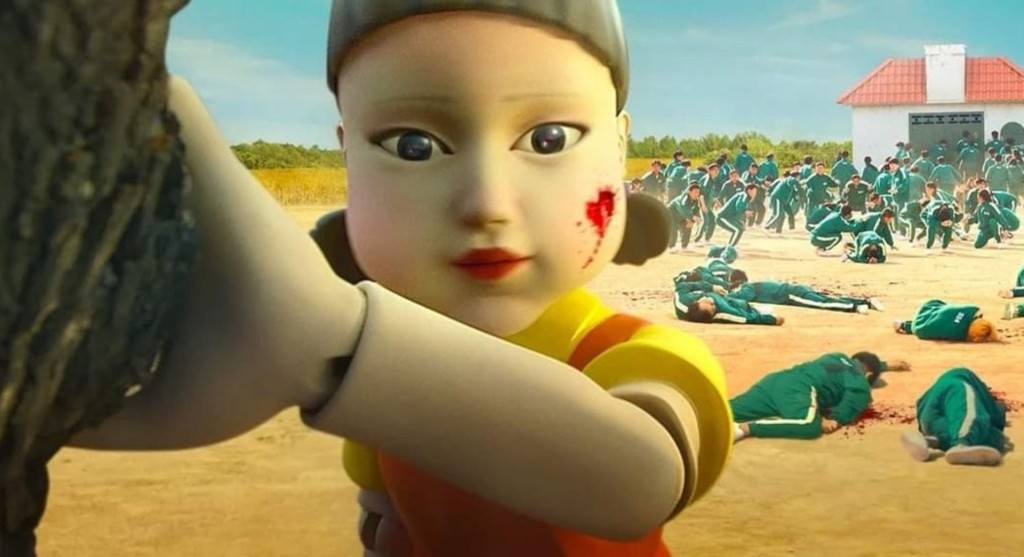 韓劇《魷魚遊戲》劇照。