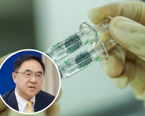 邵一鳴認為中國滅活新冠疫苗對多數變種病毒株仍然有效。新華社資料圖片