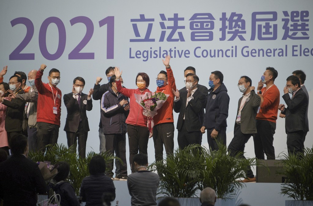 圖為2021年立法會換屆選舉。資料圖片