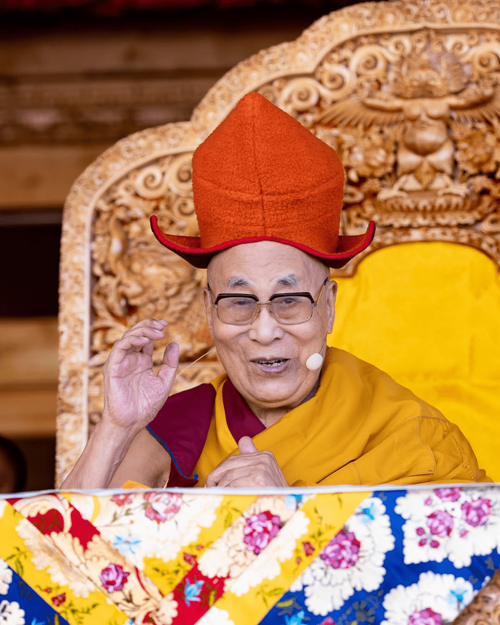 達賴喇嘛近照。IG@dalailama