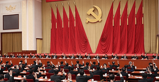為期3天的中共第二十屆中央委員會第二次全體會議（二中全會）昨（26日）天下午在北京開幕。新華社資料圖