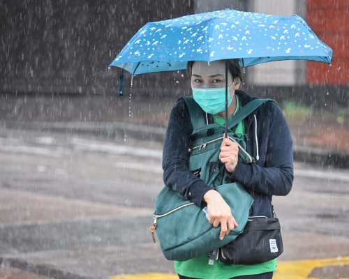 本港連日出現大雨。