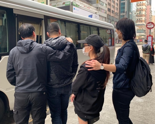 部分被捕人士。