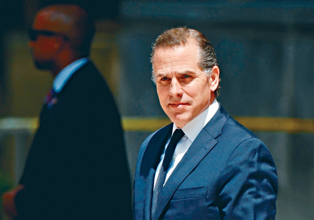 拜登儿子亨特。 