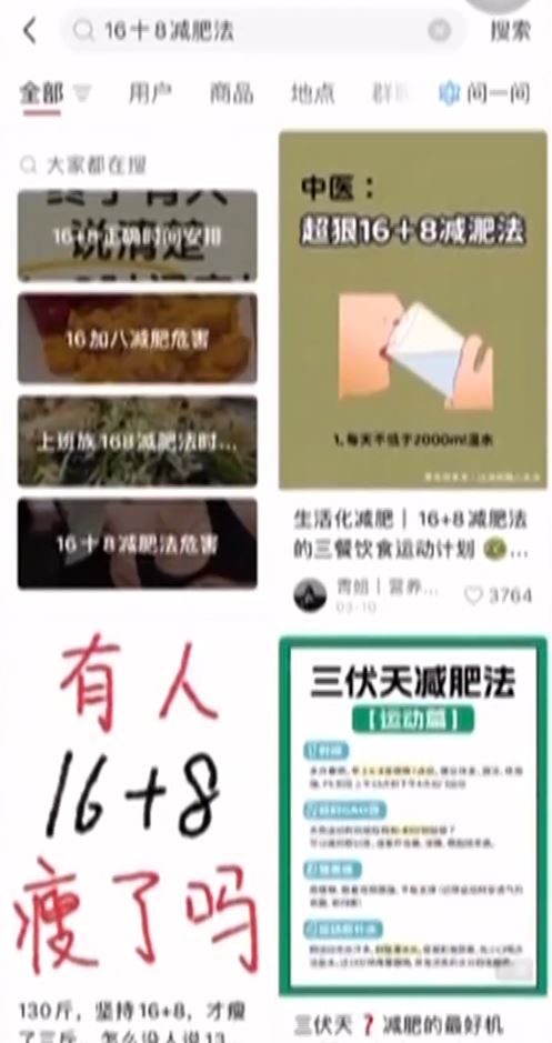社交平台有許多辟榖減肥的討論。第一眼TV