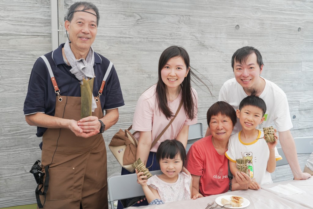 鹹肉糭製作技藝示範及工作坊。政府新聞處 鹹肉糭製作技藝示範及工作坊。政府新聞處