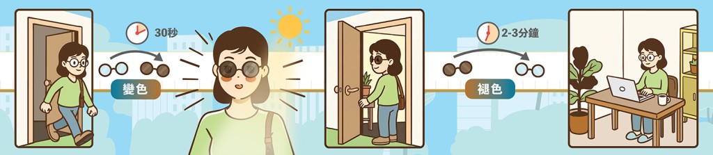 變色並非瞬間完成，褪色需更多時間。《選擇》圖片