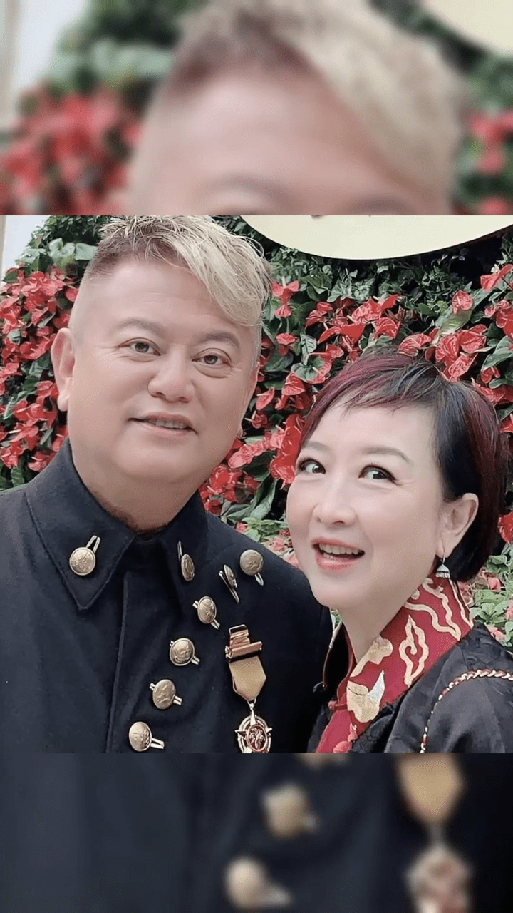 陈百祥与黄杏秀1979年结婚，今年是45周年。