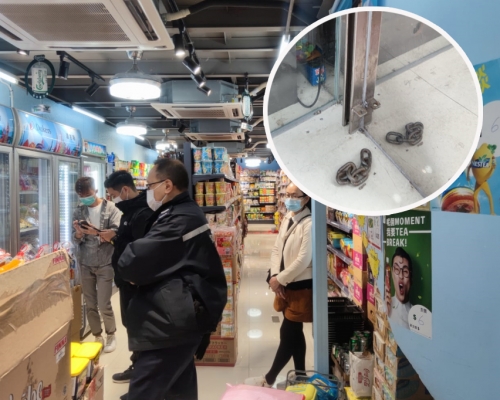 零食店遭撬閘門爆竊。 梁國峰攝