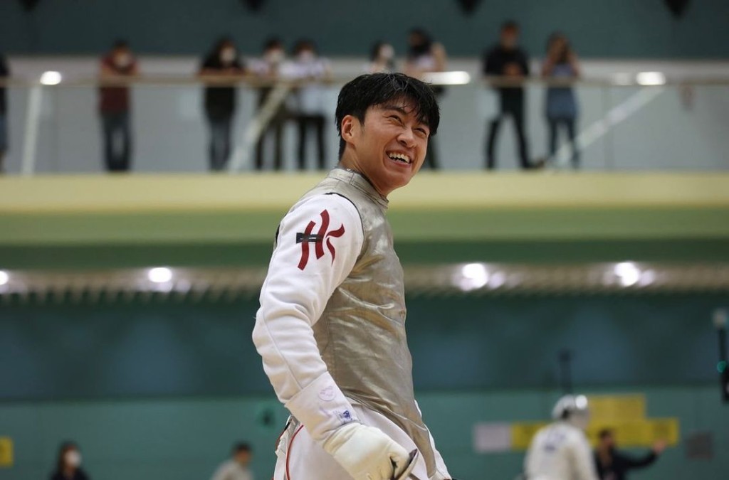 去年與張家朗、張小倫及蔡俊彥參加東京奧運男子花劍團體賽事受到外界注目。