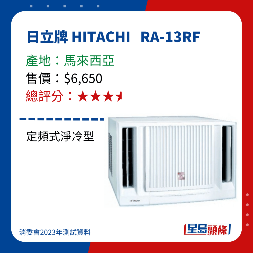 日立牌 HITACHI RA-13RF 