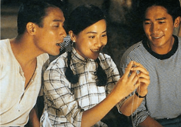 梁朝伟还曾与刘嘉玲一同拍陈可辛执导的《新难兄难弟》。