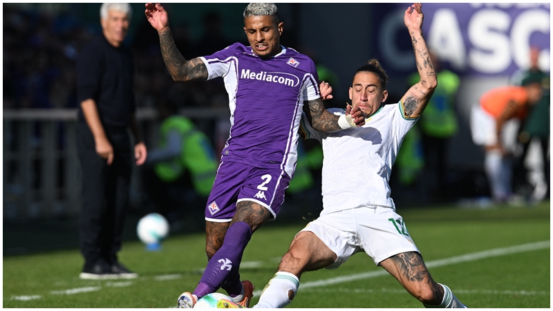 杜杜的側擊是紫百合的攻勢泉源。 REUTERS