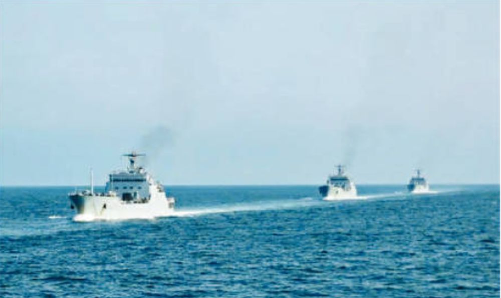 佩洛西訪台後,解放軍東部戰區在東海進行實戰訓練。資料圖片