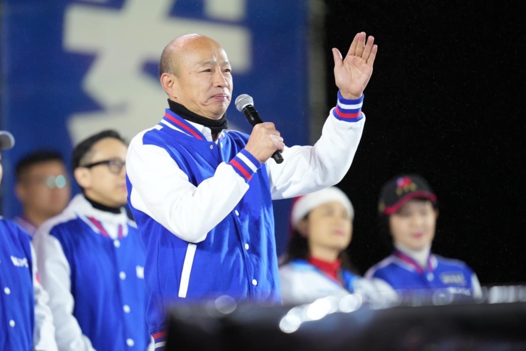 韩国瑜代表国民党竞逐台湾立法院院长。Facebook