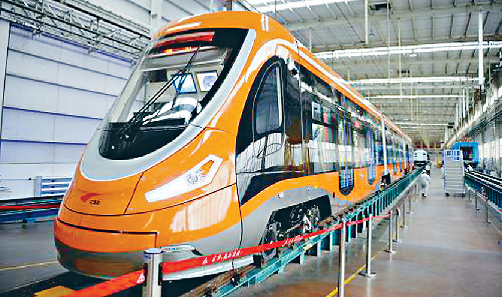 ■國內的氫能源有軌列車。
