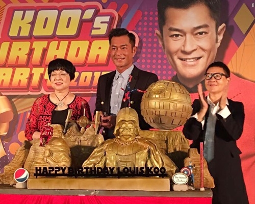 古天樂與fans慶生，歡度47歲生日。