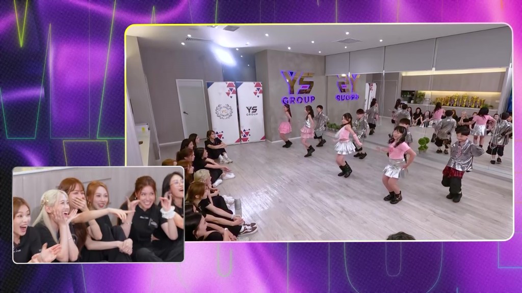 Mini Blackpink 和Mini Boys即場示範唱跳。